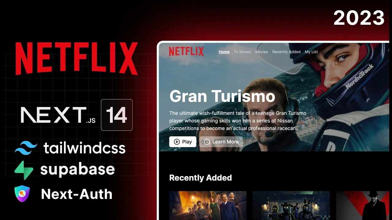 Netflix Clone using Next.js 14